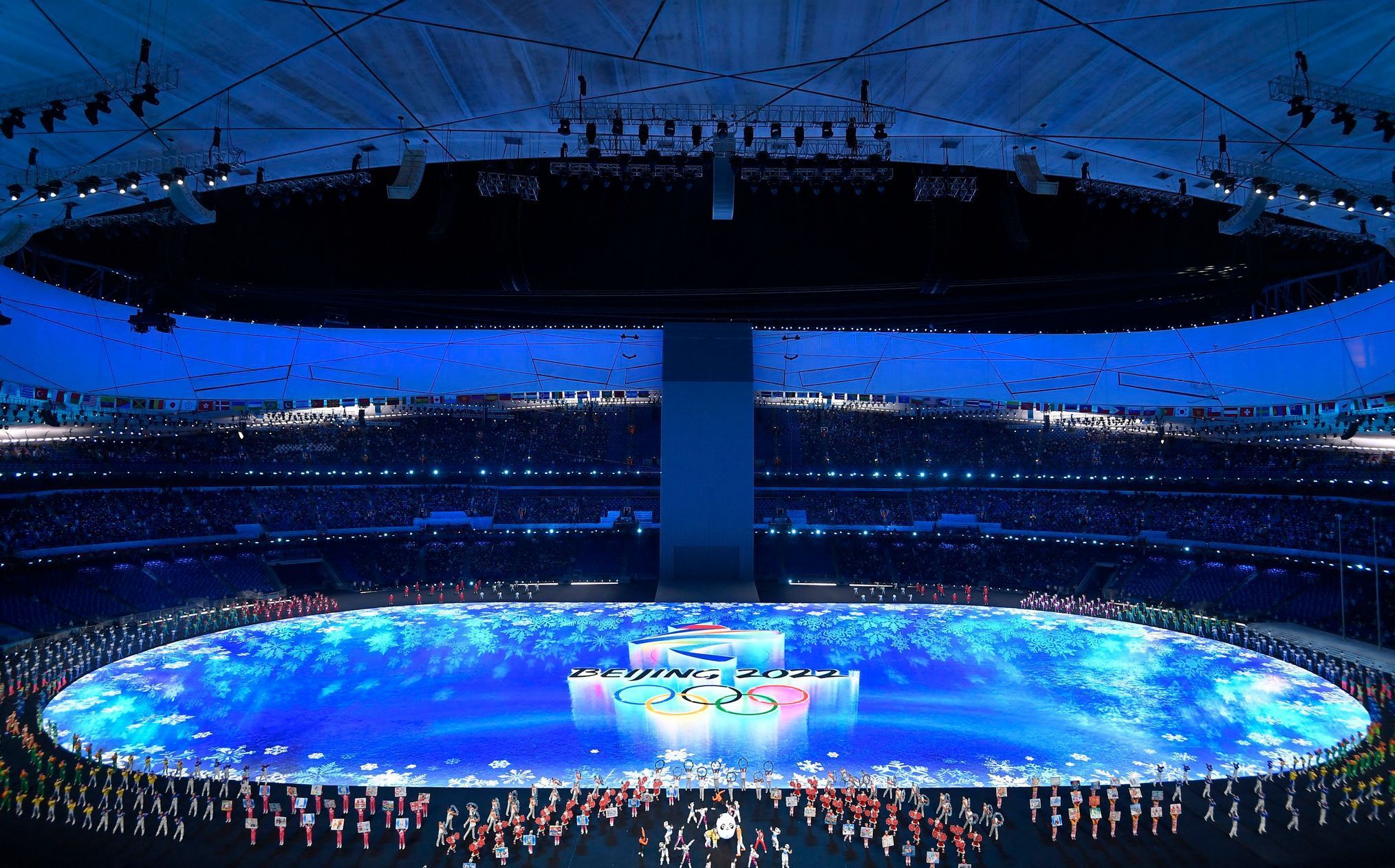 Slavnostní zahájení ZOH 2022 v Pekingu - úvod