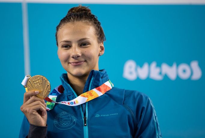 Barbora Seemanová, zlatá z olympiády mládeže 2018