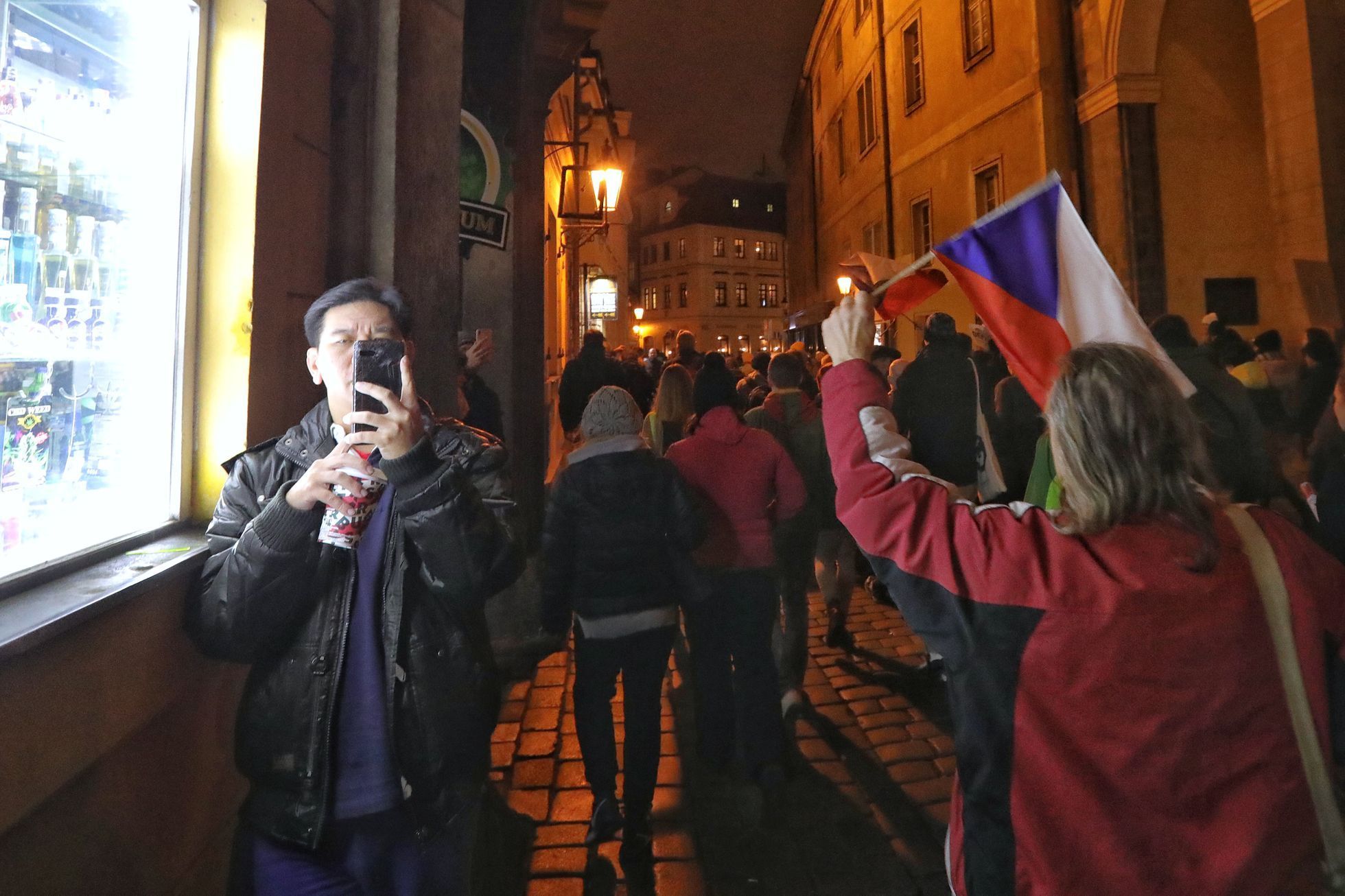 Demonstrace Václavské náměstí milion chvilek 17. prosinec 2019