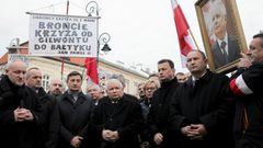 Kaczynski, šéf strany Právo a Spravedlnost