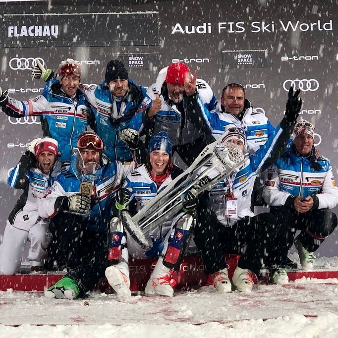 Petra Vlhová, šampionka z Flachau 2019