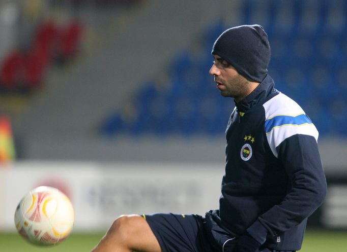 Fotbal, Evropská liga, trénink Fenerbahce: Semih Sentürk