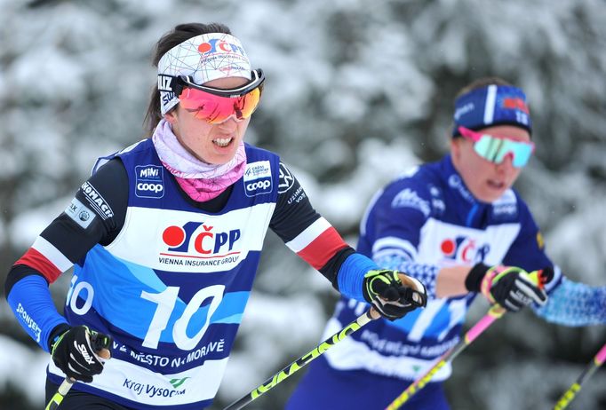 SP v běhu na lyžích NMnM (2020), stíhačka žen: Kateřina Razýmová.