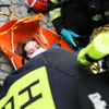 Hasičské cvičení Staroměstská radnice, orloj, Petřín, hasiči, požární cvičení, hasičský záchranný sbor, požár, evakuace