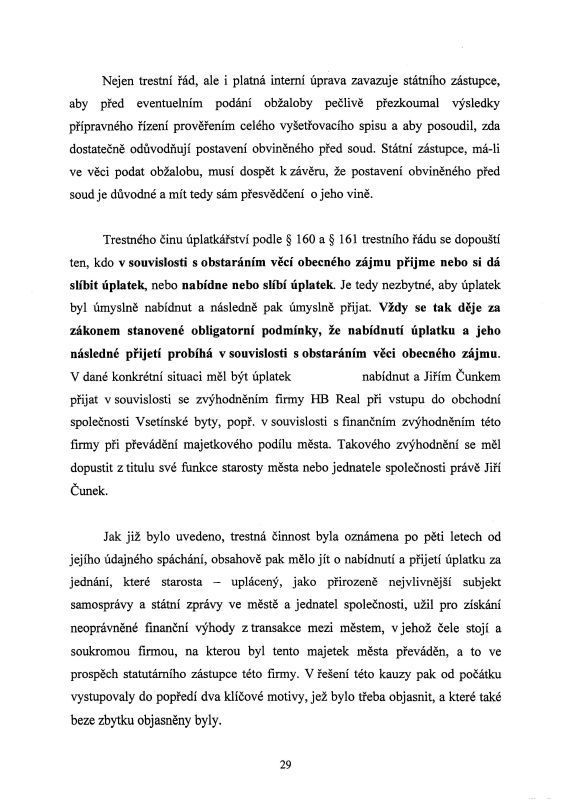 Usneseni o zastavení trestního stíhání - strana 29