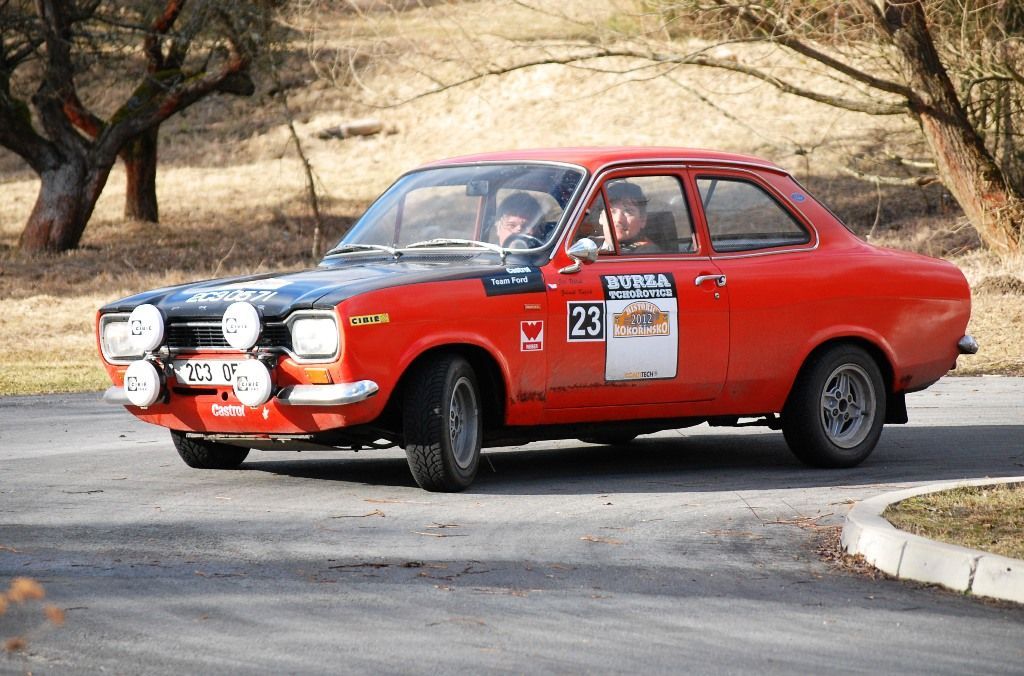 Zimní veteránská rally na Kokořínsku