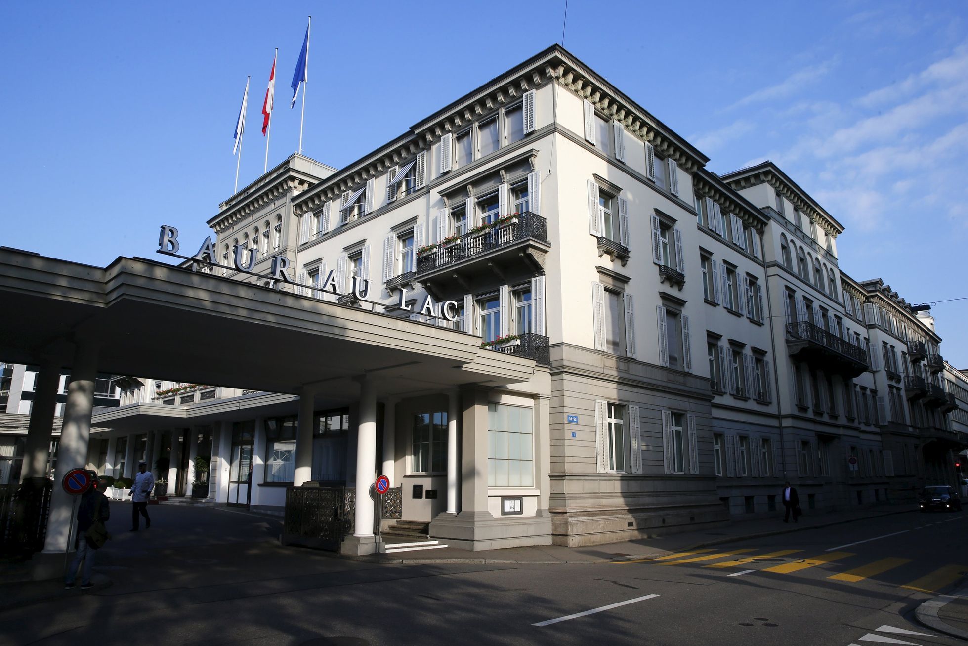 Hotel Baur au Lac v Curychu, kde byli zatčeni představitelé FIFA