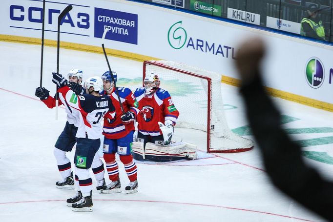 Duel KHL mezi HC Lev a Slovanem Bratislava