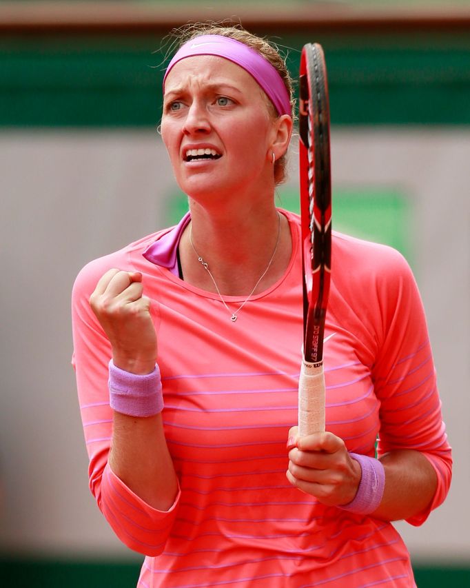 Petra Kvitová v prvním kole French open 2015