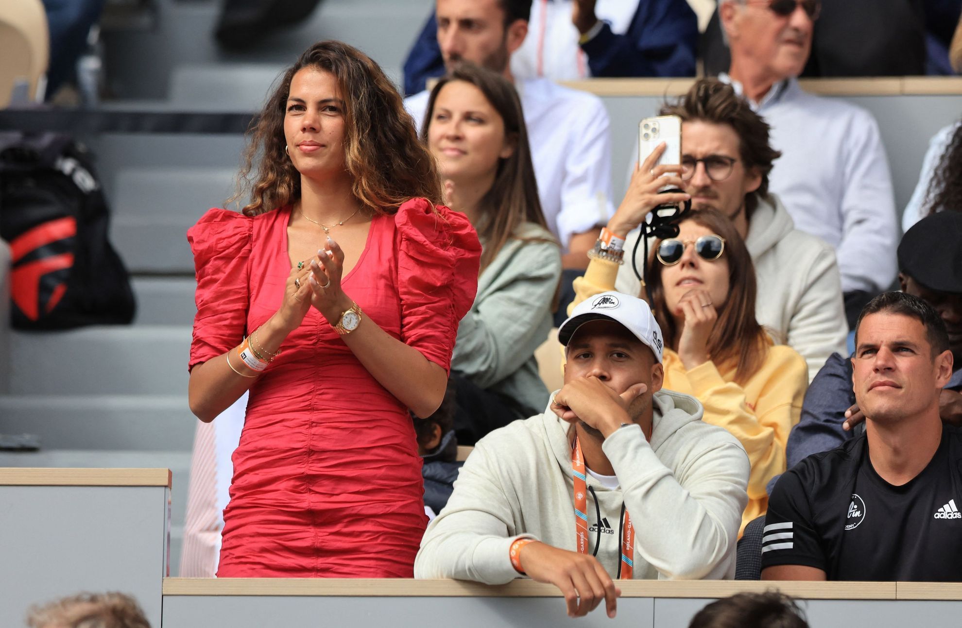 French Open 2022, 3. den (manželka Jo-Wilfrieda Tsongy)