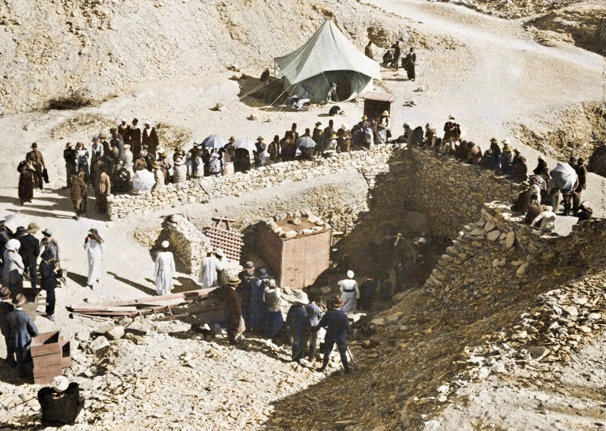 Tutanchamon, Tutanchamonova hrobka, archeologie, objev, Egypt
