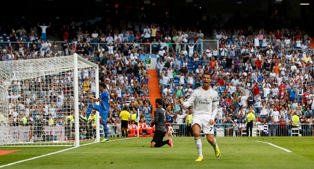 Real Madrid vs. Getafe, španělská liga (Cristiano Ronaldo)
