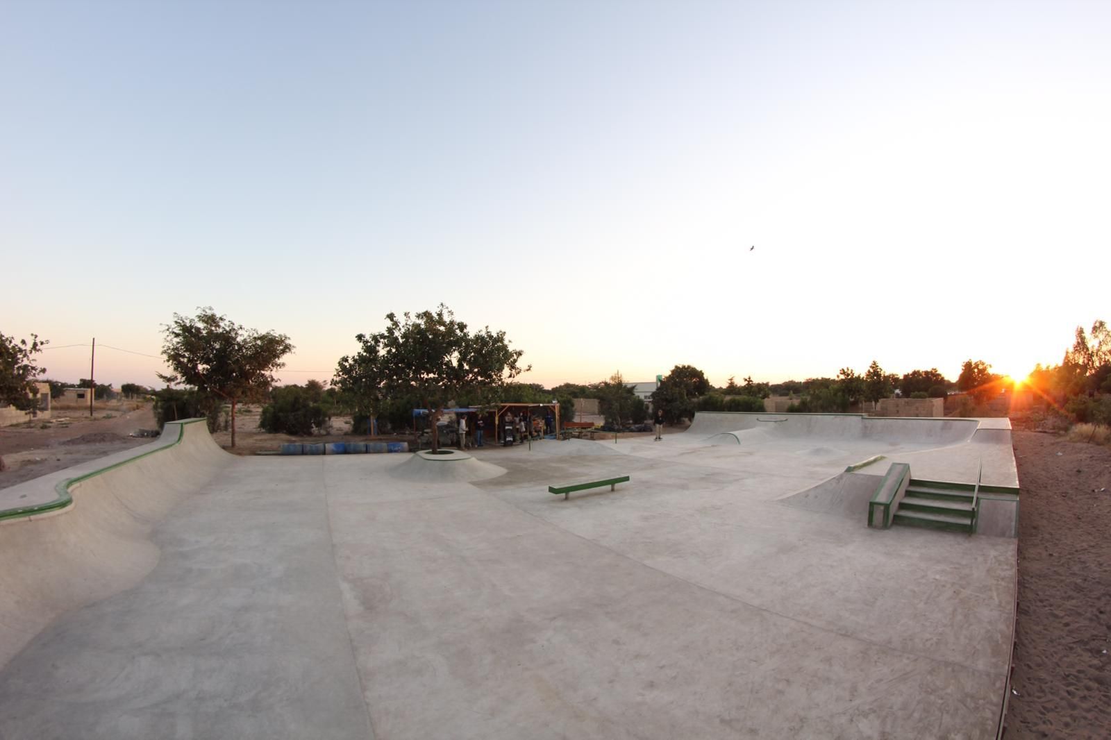Skatepark v zambijském Mongu