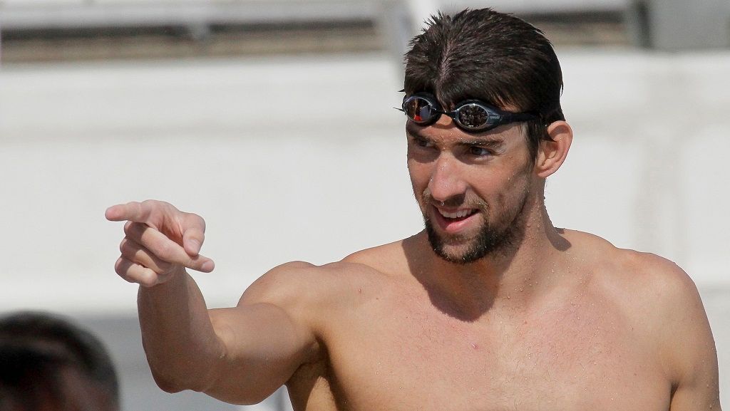 Michael Phelps, trénink před olympiádou v Londýně 2012