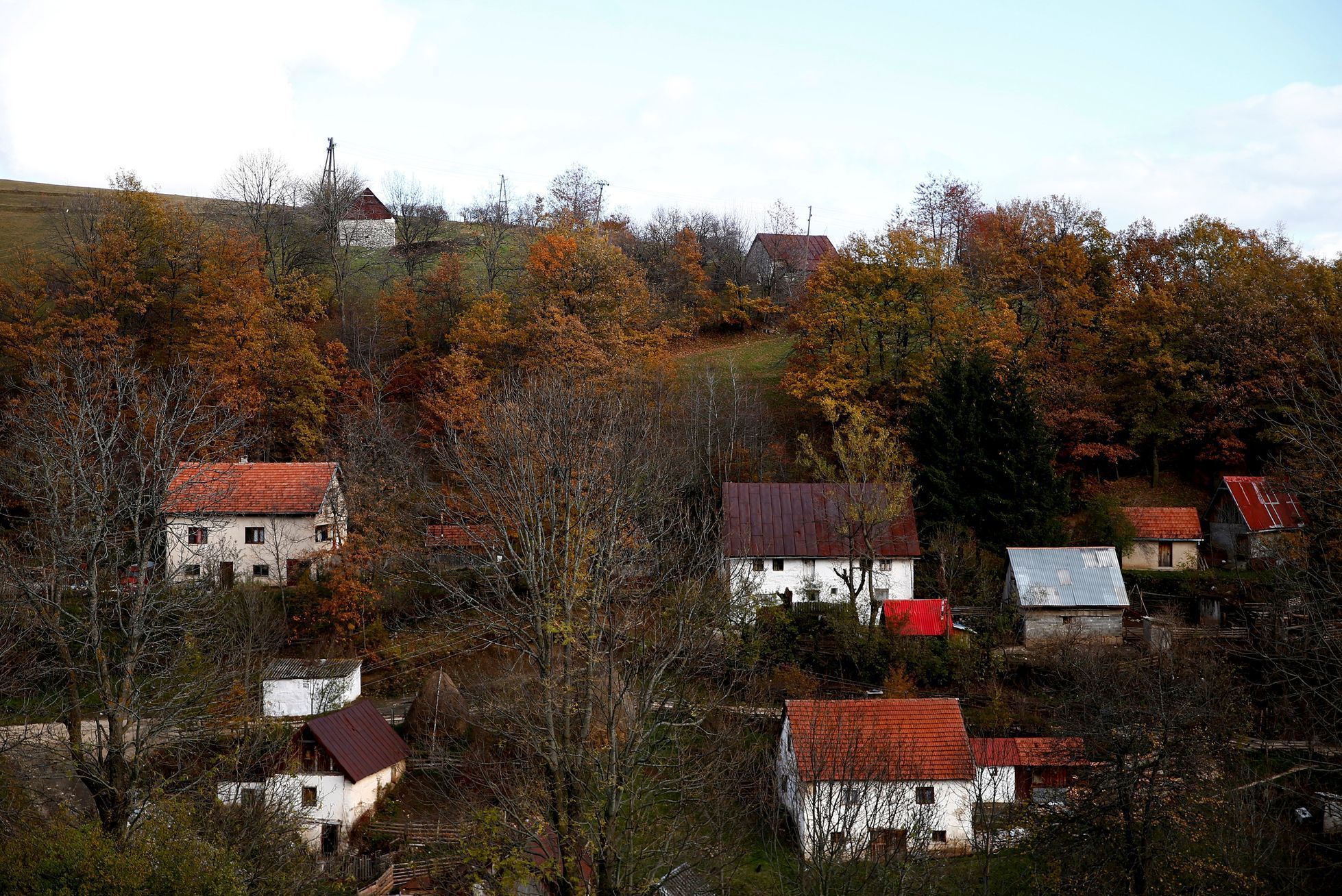 Božanovići, vesnice kde se narodil Ratko Mladić.