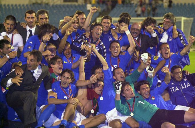 Fotbal, Česko 21 - Itálie 21, ME 2000: Italové slaví titul