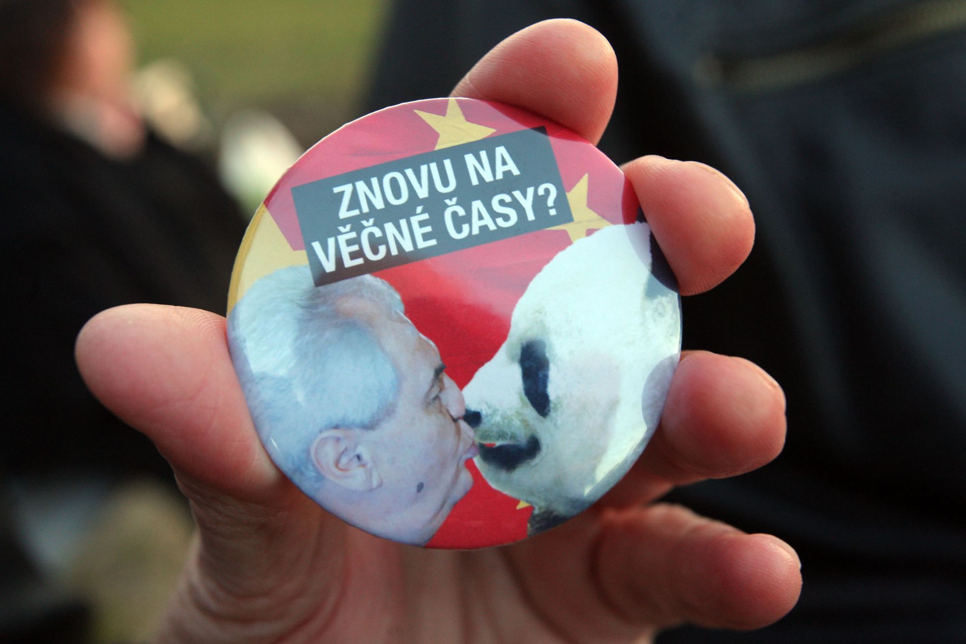 Demonstrace za svobodný Tibet a demokracii v Česku