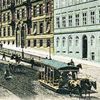Jednorázové užití / Fotogalerie / Před 145 lety se v Praze poprvé rozjely tramvaje tažené koňmi