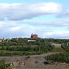 Norsko, Kiruna, kostel, doly, stěhování, přesun