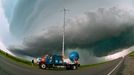 VORTEX 2 - Doppler on Wheels A Doppler on Wheels portable weather radar truck scans a severe thunderstorm in western Nebraska on June 6, 2010. More than 100 research vehicles, including the DOW, participated in VORTEX 2, an unprecedented two-year science project to study tornadoes in the United States in 2009 and 2010.