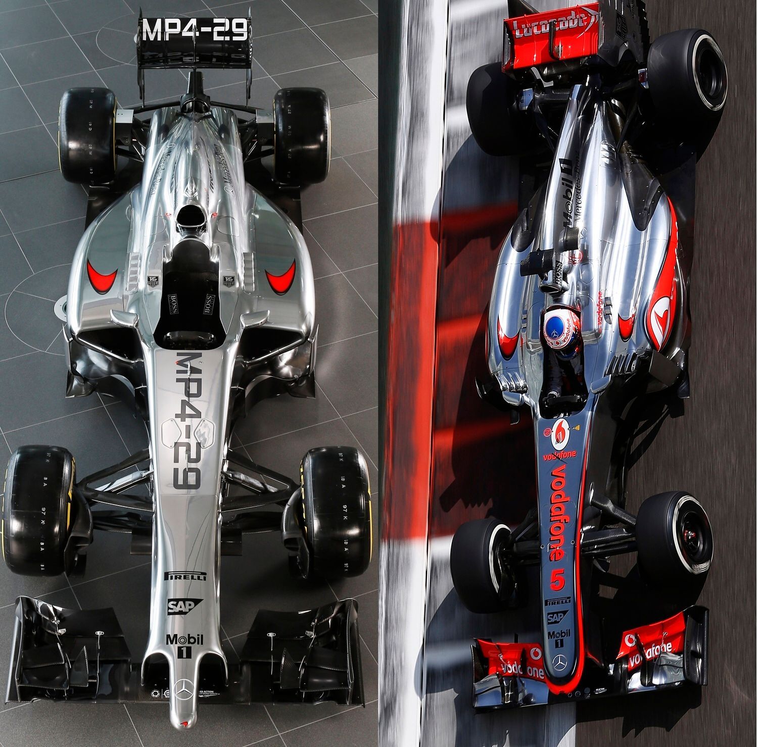 McLaren MP4-29 vs. McLaren MP4-28