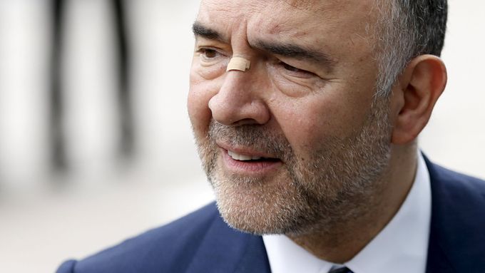 Eurokomisař pro ekonomiku a finanční záležitosti Pierre Moscovici