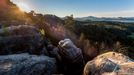 Skalní hrad Šaunštejn, Vysoká Lípa, Národní park České Švýcarsko,