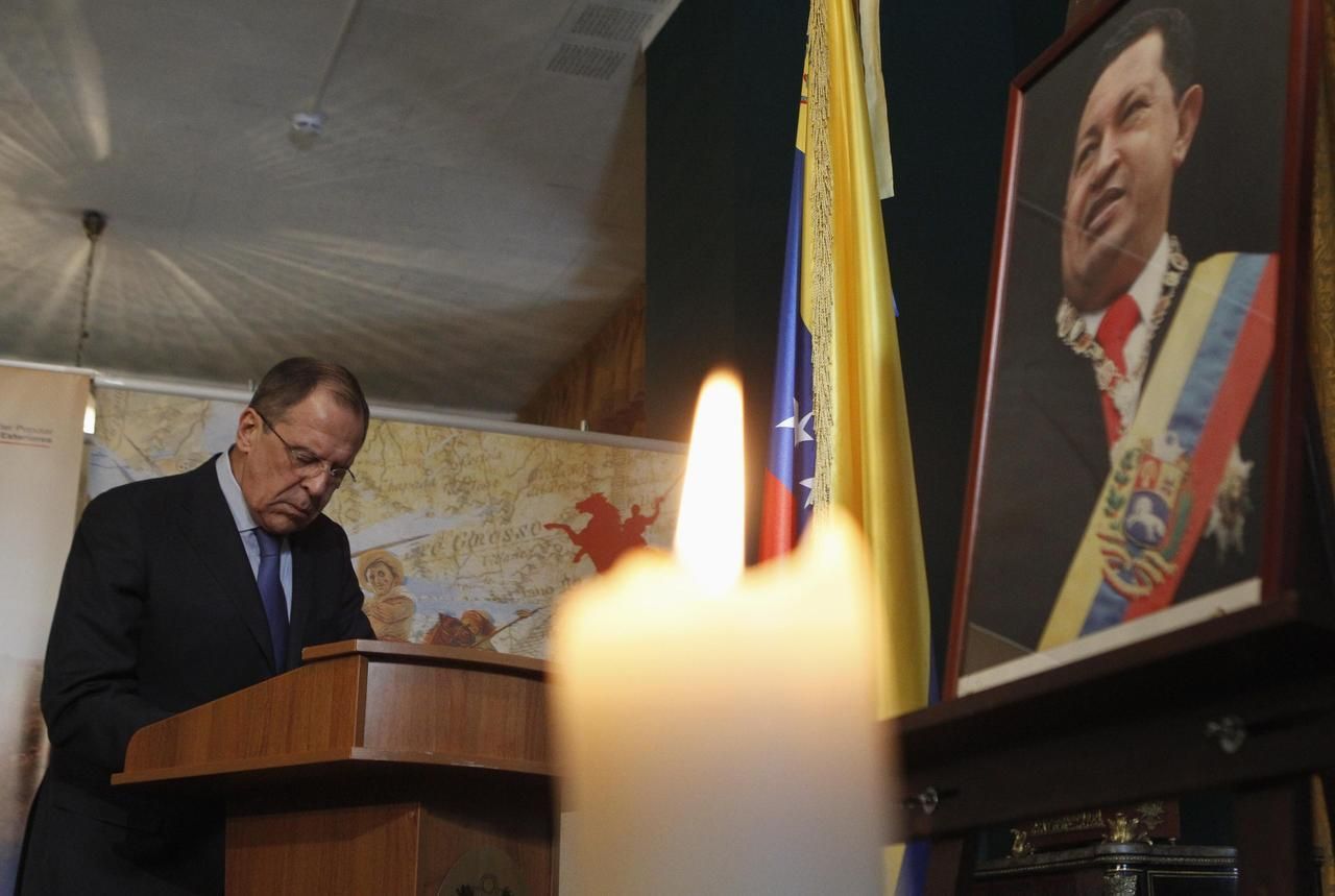 Pocta Chávezovi - Sergej Lavrov