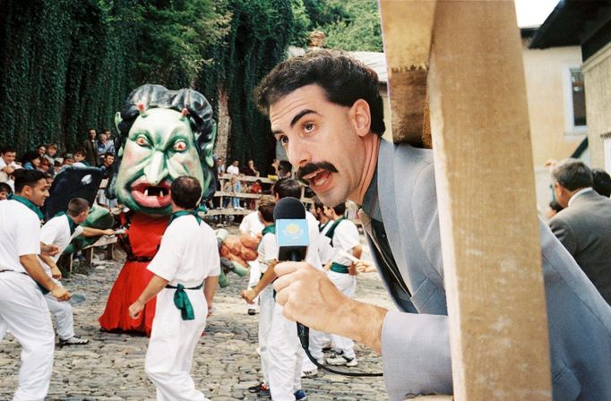 Sacha Baron Cohen jako Borat v roce 2006.