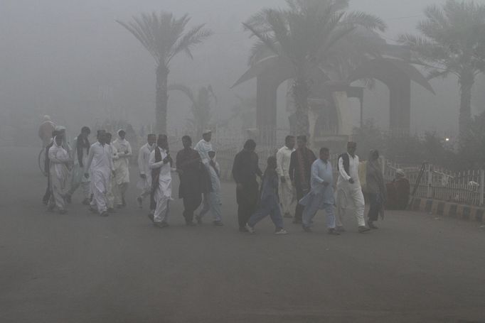 Smog v Pákistánském městě Multán.