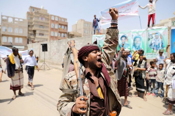 Záběry z Jemenu.