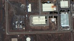 Satelitní fotografie komplexu na obohacování uranu v Natanzu. Zařízení je pod zemským povrchem.