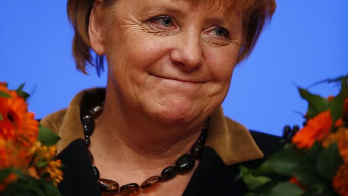 Angela Merkelová bezprostředně po svém znovuzvolení.