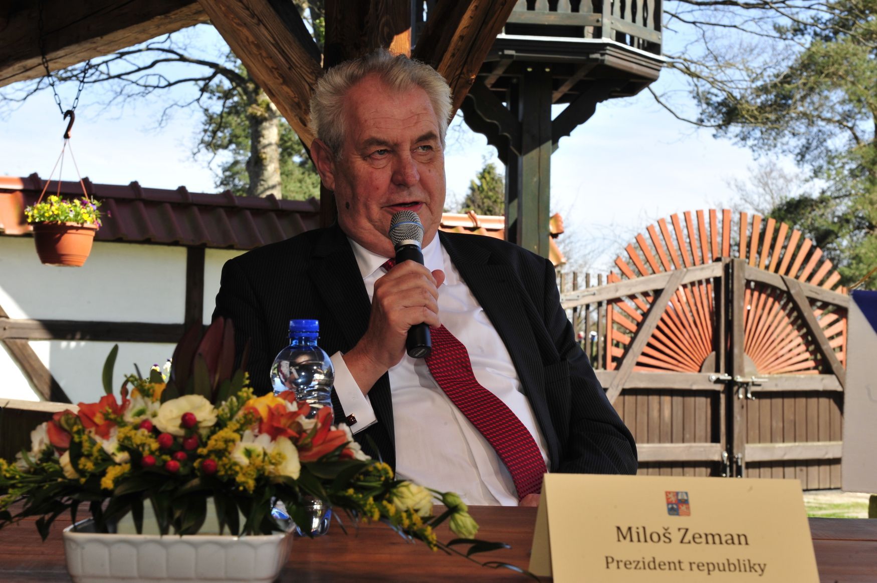Miloš Zeman na Karlovarsku