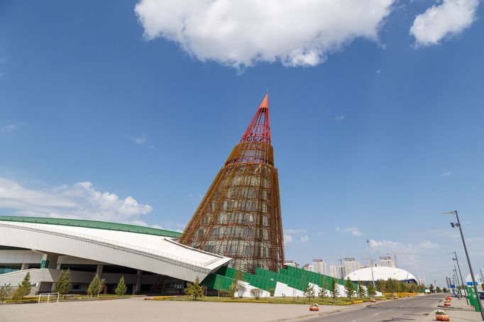 Metropole Kazachstánu Astana, který se brzy přejmenuje na Nursultan.