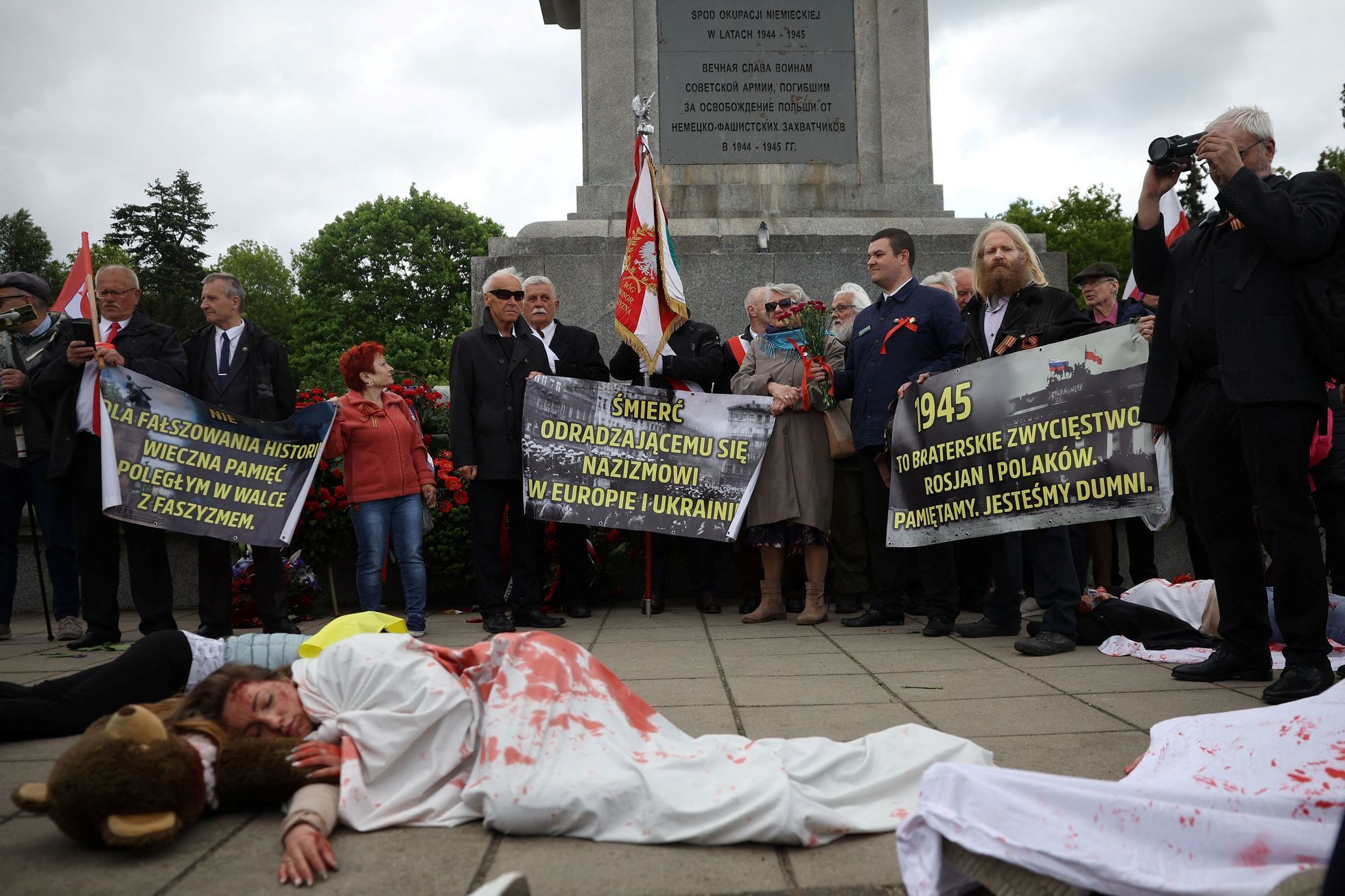 Polsko Ukrajina protest aktivisti