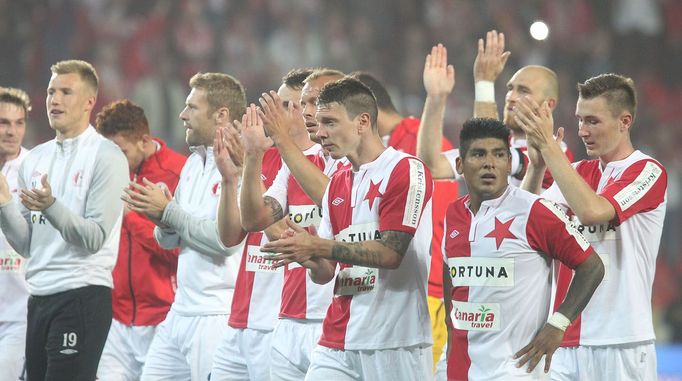 SL, Slavia - Plzeň: radost Slavie