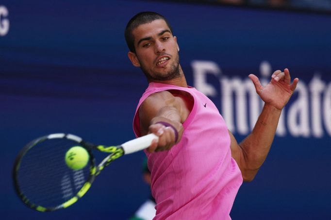 Carlos Alcaraz ve čtvrtfinále US Open proti Jiřímu Lehečkovi