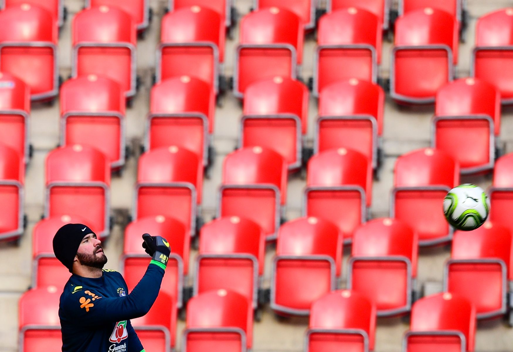 Trénink Brazilců v Praze