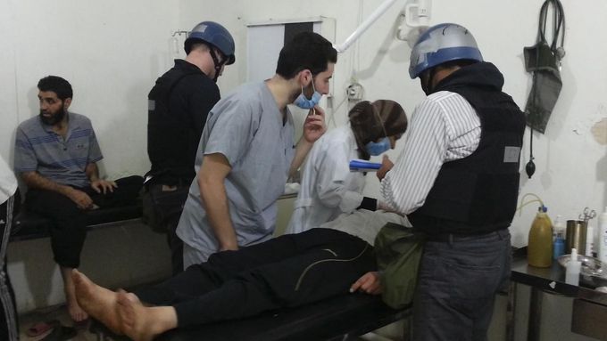 Experti OSN hledají v Damašku důkazy o chemických zbraních, ilustrační foto.