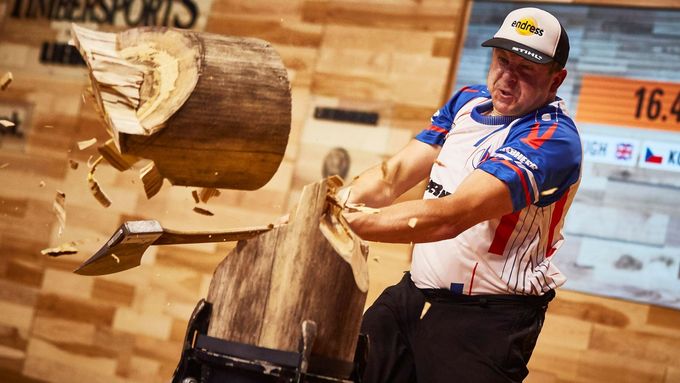 Martin Komárek, mistrovství světa v extrémním dřevorubeckém sportu
