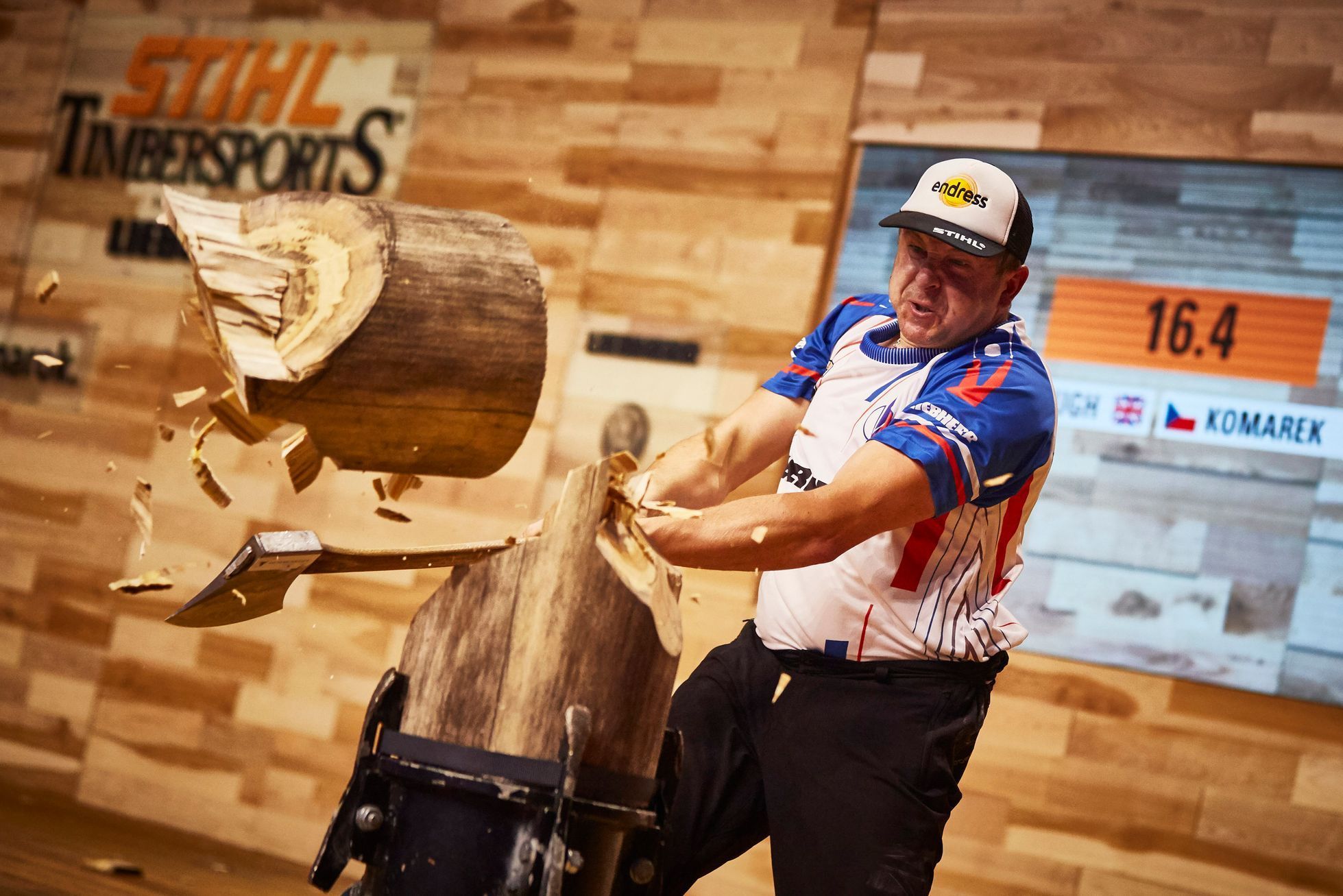 Martin Komárek, mistrovství světa v extrémním dřevorubeckém sportu