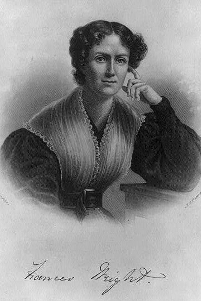 Frances „Fanny“ Wrightová, americká feministka a spisovatelka.