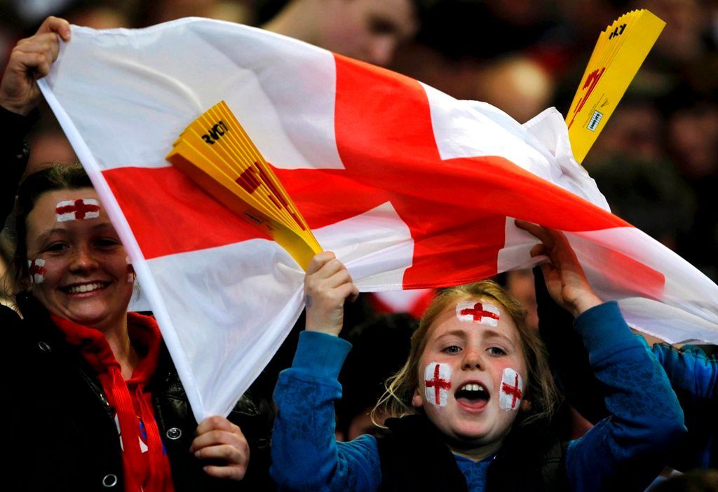 Fanoušci na MS v rugby: Anglie