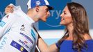 Cycling - Tour de France - The 27.5-km Stage 13 Individual Time Trial from Pau to Pau - July 19, 2019 - Deceuninck-Quick Step rider Enric Mas of Spain celebrates on the p