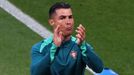 Ronaldo před zápasem Eura 2024 Portugalsko - Česko