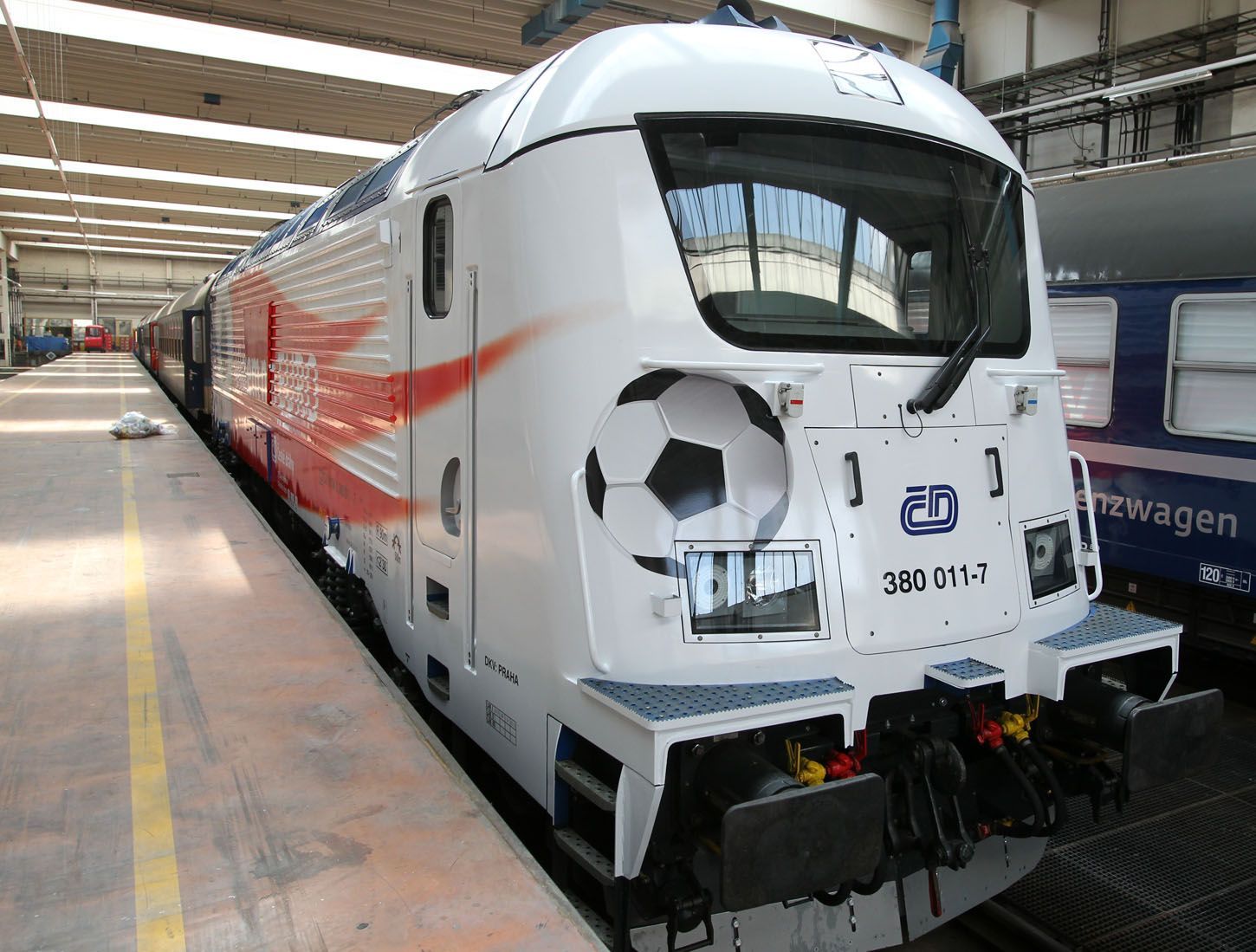 Vlak pro český tým na Euro 2012