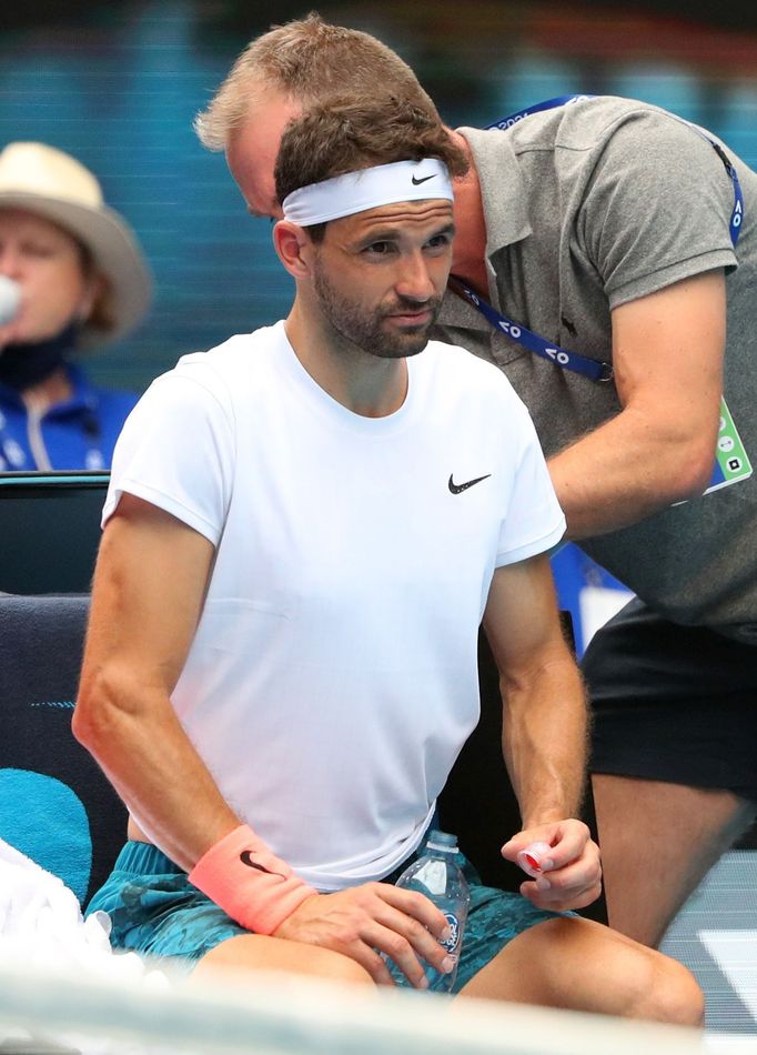 Australian Open 2021, čtvrtfinále (Grigor Dimitrov)