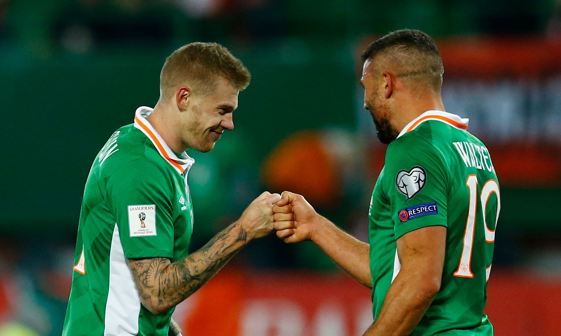 Irové se radují z výhry v kvalifikaci o MS 2018