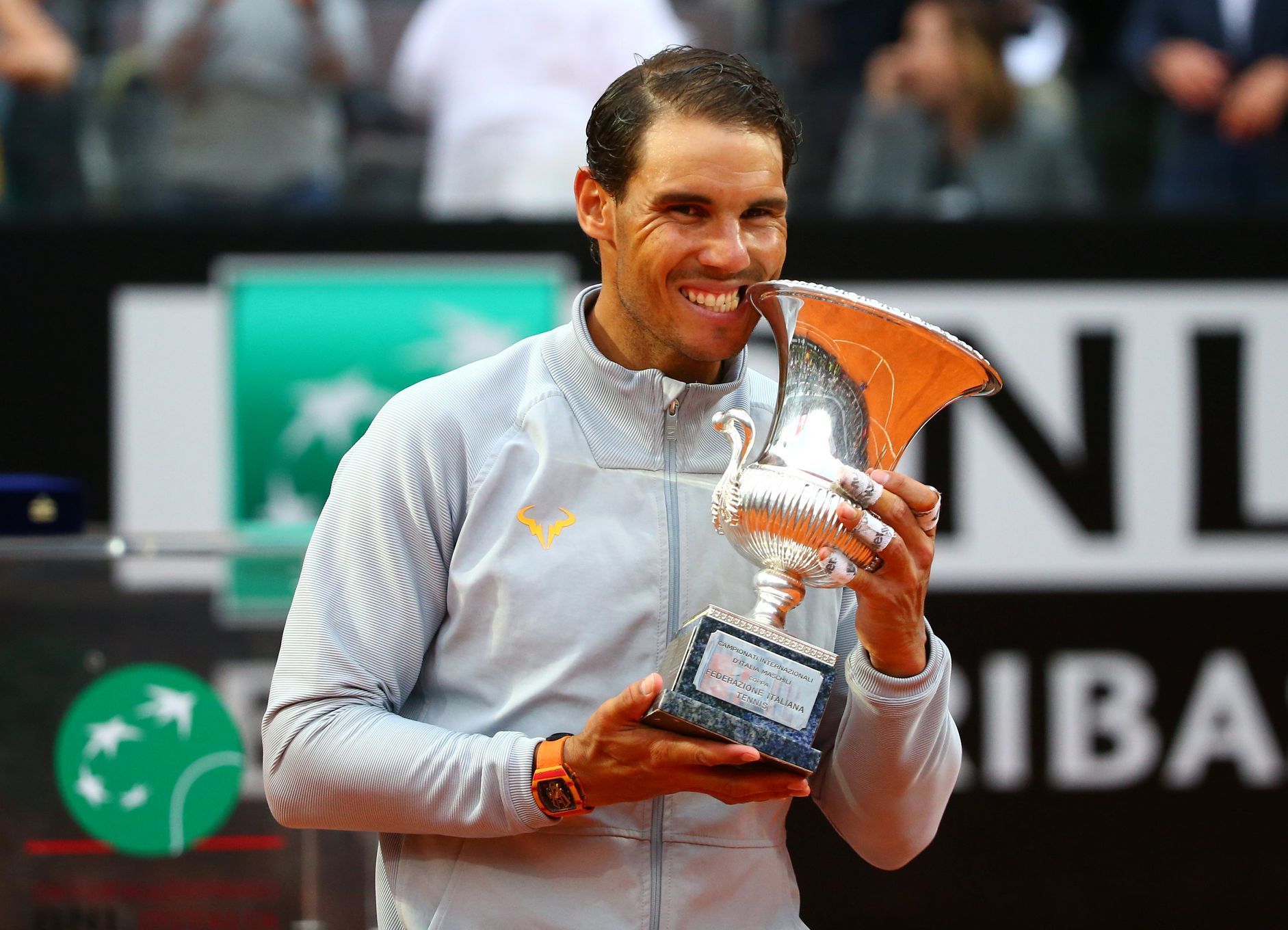 tenis, 2018, Rafael Nadal po vítězství v Římě